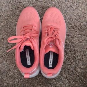 Peach colored walking shoes. Brand new. Never worn